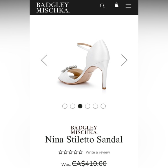 BADGLEY MISCHKA Jewel Red High Heeled Stilettos - Picture 11 of 11